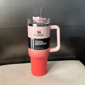 New Rare Coral Ombré Stanley 40oz Stainless Steel Adventure Quencher